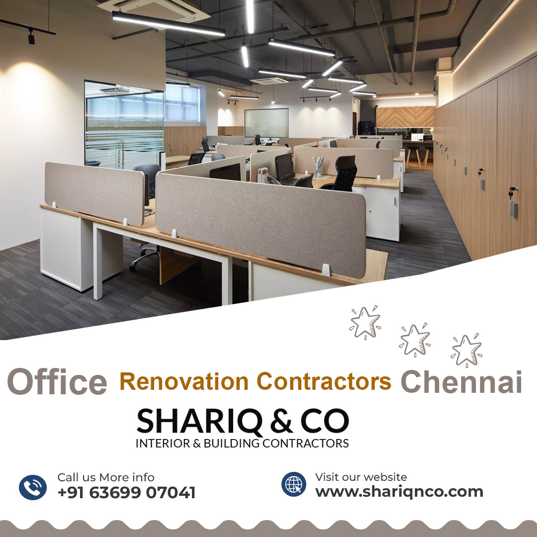 Office Renovation Contractors in Chennai